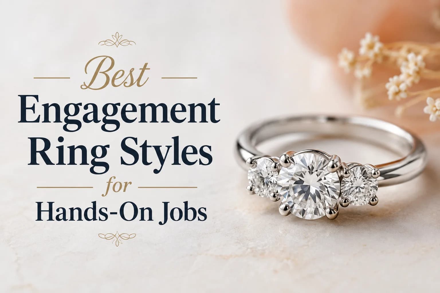 Best Engagement Ring Styles for Hands-On Jobs