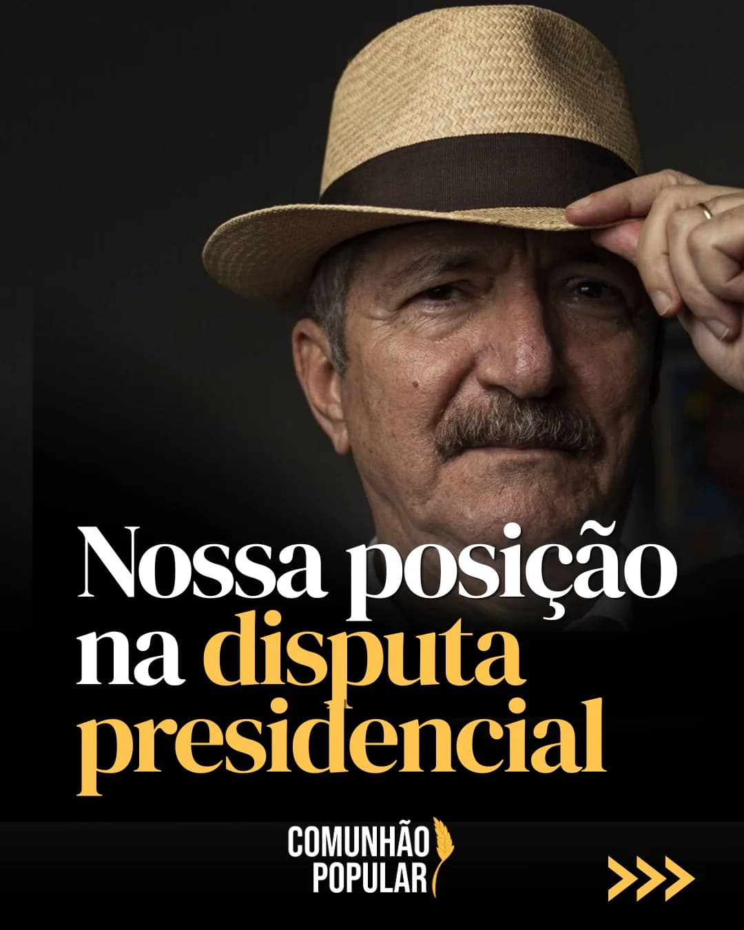 Nossa posição na disputa presidencial