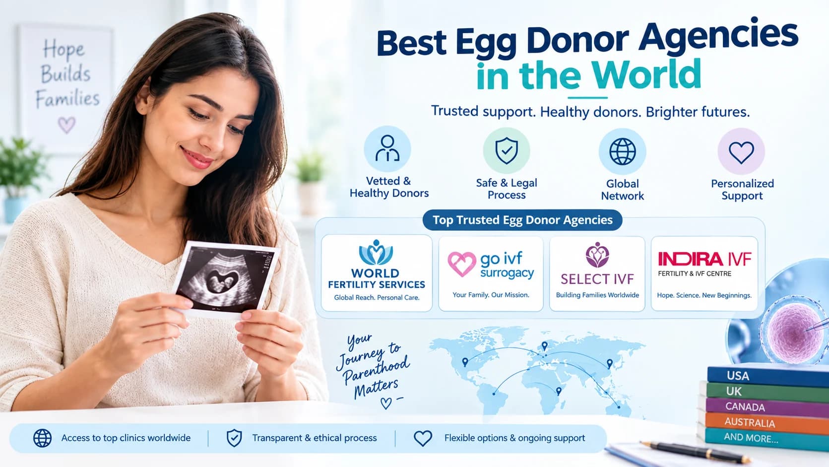 Best Egg Donor Agencies in the World: 2026 Guide
